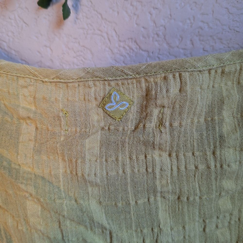Prana Blouse small yellow - Picture 7 of 8